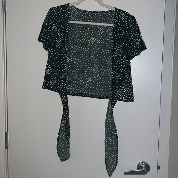 Cropped Tie Tee - Picture 3 of 3